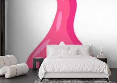 Inflatable advertising tube man. Vector illustration Wall mural