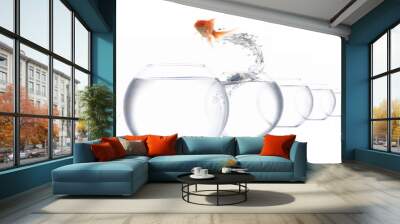 Jumper-fish Wall mural