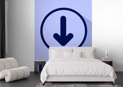 Software Download Interface Wall mural