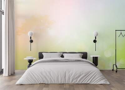 spring or summer nature sunset background Wall mural