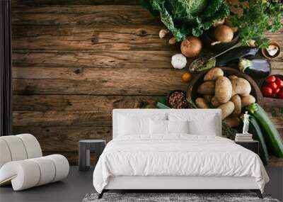 Vegetables Wall mural