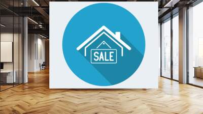 House for sale - Real estate icon Wall mural