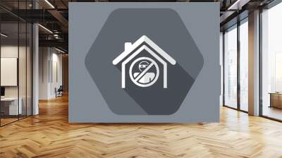 House protection icon Wall mural