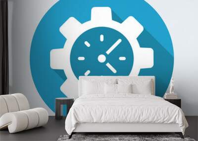 Optimization of time for work Wall mural