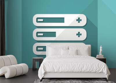 Vector illustration of single isolated levels icon Wall mural