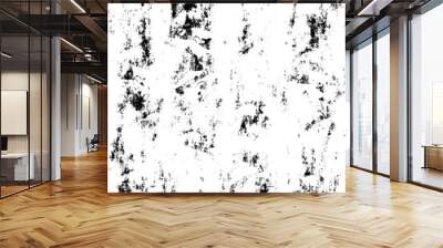 Rough black and white texture vector. Distressed overlay texture. Grunge background. Abstract textured effect. Vector Illustration. Black isolated on white background. EPS10 Wall mural