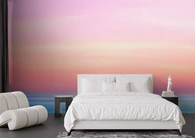 Sea Vector Background Wall mural