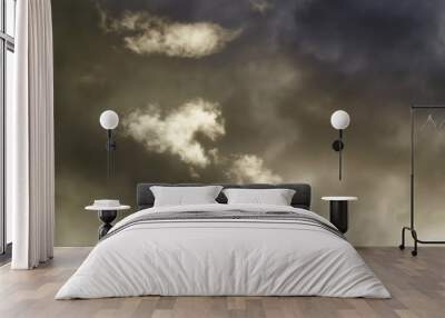 clouds in the sky Wall mural