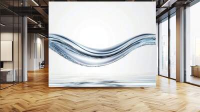   A sunlit wave in the middle of a water expanse Wall mural