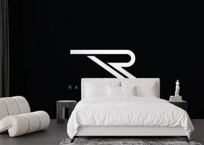 TR, RT, T, R abstract letters logo monogram Wall mural