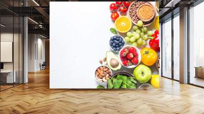 Healthy vegan food.   Wall mural