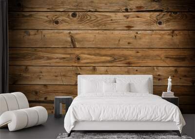 Wood floor texture with vignette Wall mural