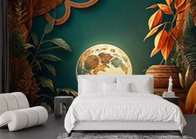 Interior
 Wall mural