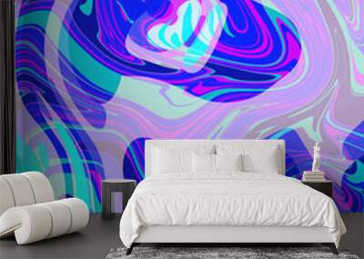 Abstract bright background with colorful l streaks for design and decor. Vertical composition of the illustration Wall mural