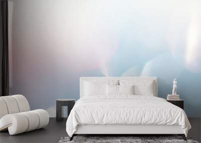 Brilliant background with circles and a blurry pattern. Multicolored spots with a gradient. Wall mural