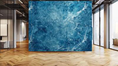 Vintage Blue Paper Background with Marbled Texture for Elegant Website Design Wall mural