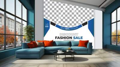 Fashion Sale Social Media Post Design. Wall mural