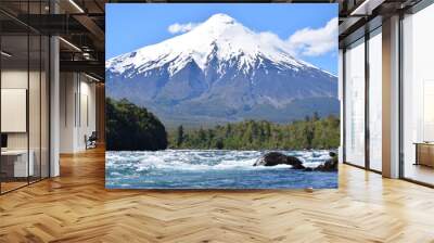 mount hood in the snow
landscape Osorno volcano Puerto Varas, Chile Wall mural