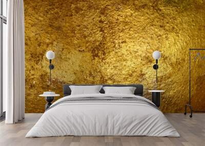 old dark gold texture background Wall mural