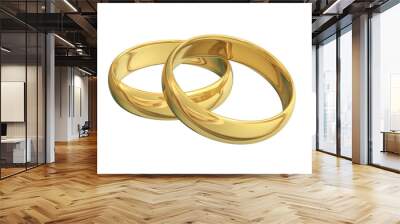 ring gold Wall mural