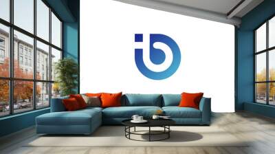 IB logo vector Wall mural