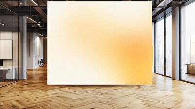 white orange yellow stain , spray texture color gradient shine bright light and glow rough abstract retro vibe background template , grainy noise grungy empty space Wall mural