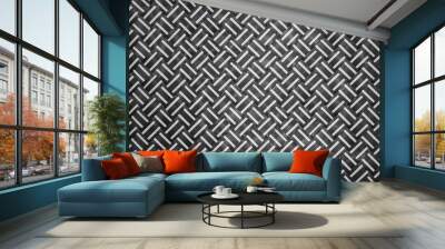 woven geometry background Wall mural