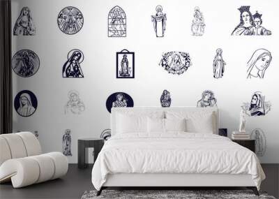 Jesus art mega bundle Wall mural