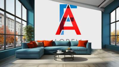 af logo letters with 