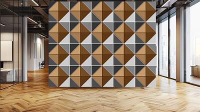 Two tone metalic studs seamless texture Wall mural