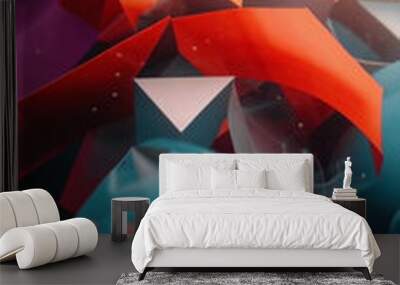 abstract color background Wall mural