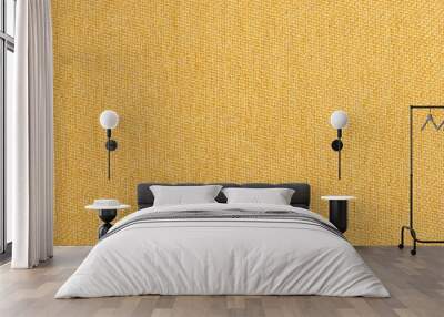 Close-up yellow or golden mustard fabric surface texture, Brown texture for background  Wall mural