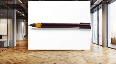 ballpoint pen isolated on a white background. Nice pen mockup for corporate business Wall mural