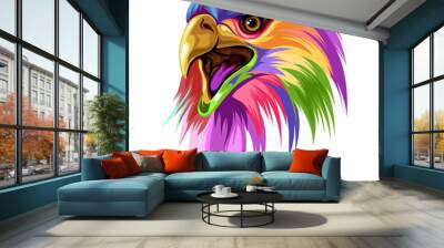 head of an eagle Wall mural