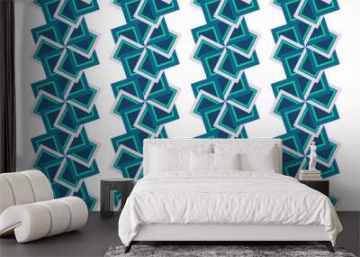 Abstract geometric pattern background, seamless line pattern design, geometric graphic ornament for wallpaper Wall mural