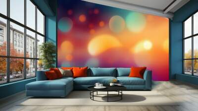 abstract bokeh background Wall mural