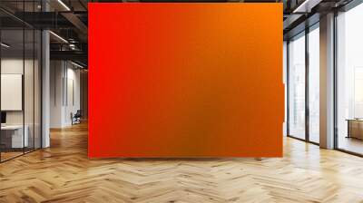 Red to orange gradient background Wall mural