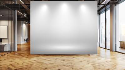 Abstract gray background. Grey gradient background blank trade show booth for designers. Background empty room with space for your text and picture. vector eps10 Wall mural