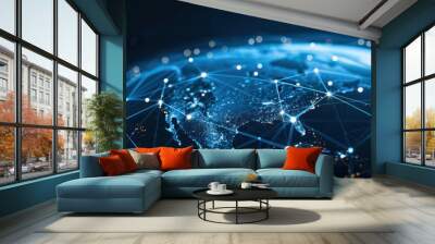 the world of custom content to networking with like-minded managed services providers Wall mural