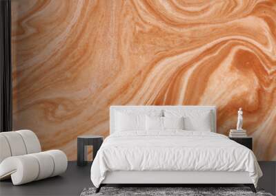 chocolate and milk mixing texture background #3 Wall mural