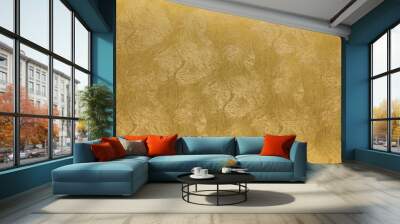 Japanese gold paper texture background Wall mural