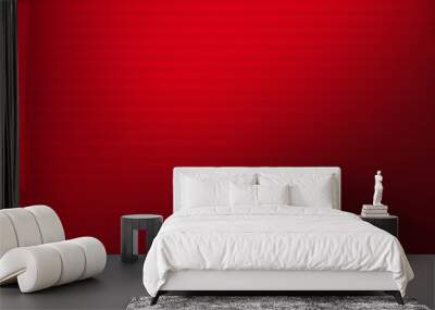 Abstract dynamic red background ,Red texture line  Wall mural