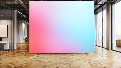 Gradient background Color Blur colorful ,Watercolor pink, violet, blue abstract texture.  Wall mural