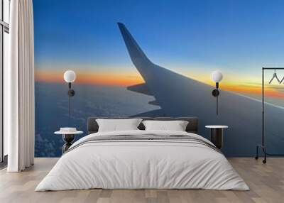 sunset in the sky Wall mural