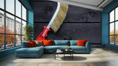 Metal brush for cleaning metal and rust Wall mural