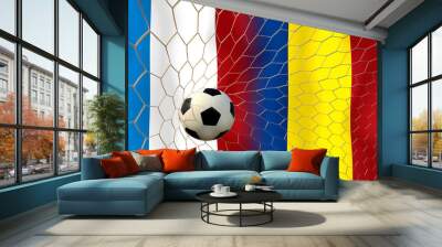 Soccer Euro 2016 ( Football )  France and Romania Wall mural