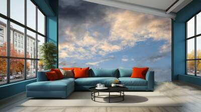 clouds in the sky Wall mural