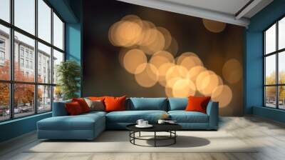 burred of orange light background Wall mural