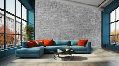 grey rough fabric texture background Wall mural