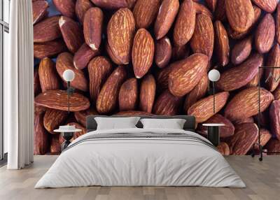 almond texture background pile nut Wall mural